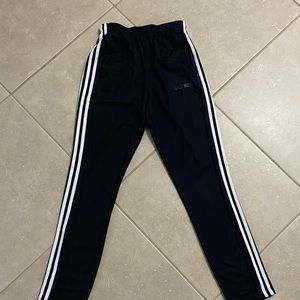 Adidas track pants size Small black